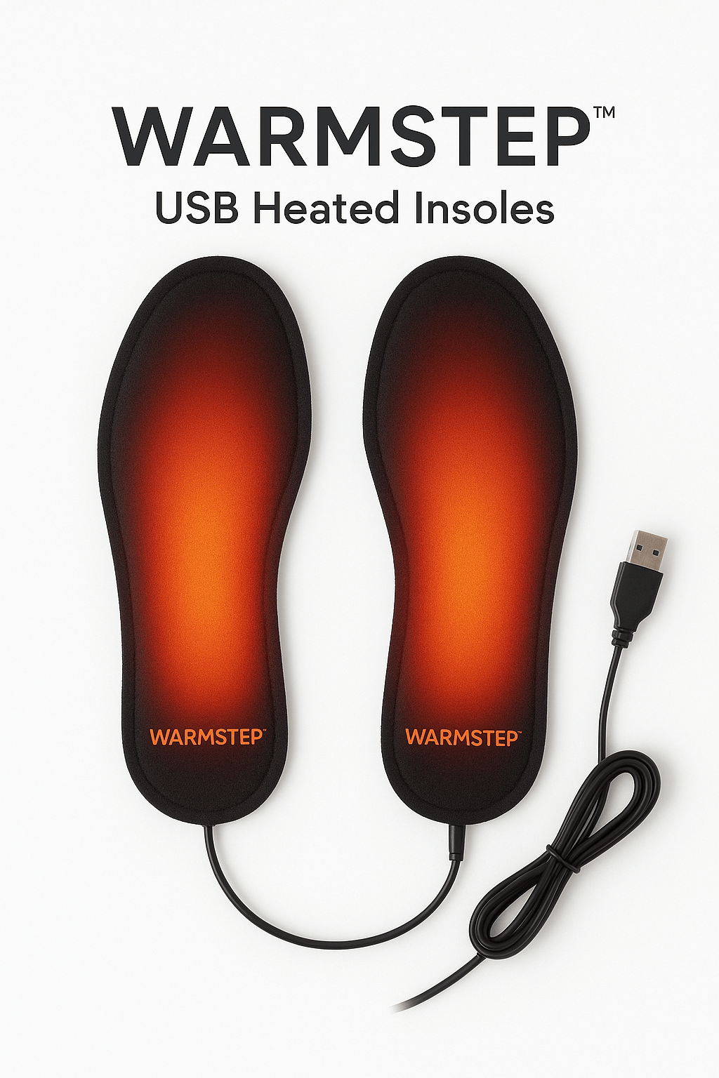 ⭐ WarmStep™ – USB Heated Insoles for Winter