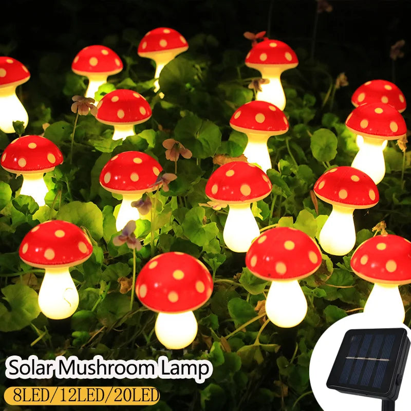 FairyGlow Mushroom Lights
