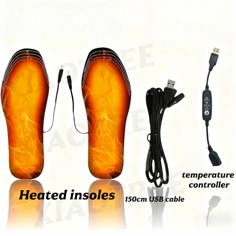 ⭐ WarmStep™ – USB Heated Insoles for Winter