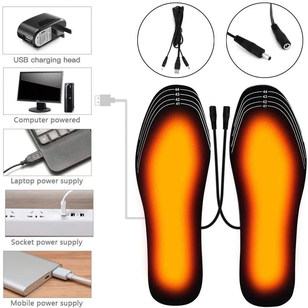 ⭐ WarmStep™ – USB Heated Insoles for Winter