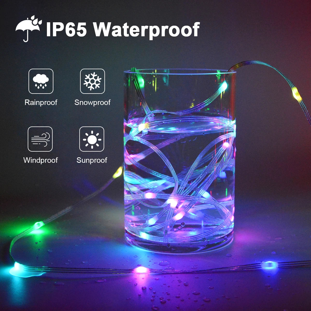 LuminiGlow™ RGB Festive String