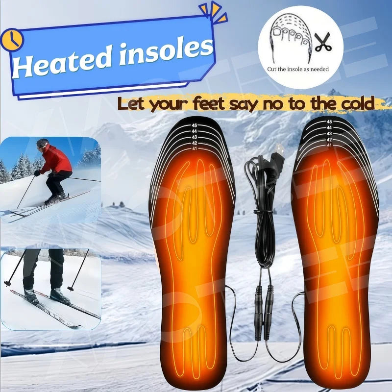 ⭐ WarmStep™ – USB Heated Insoles for Winter
